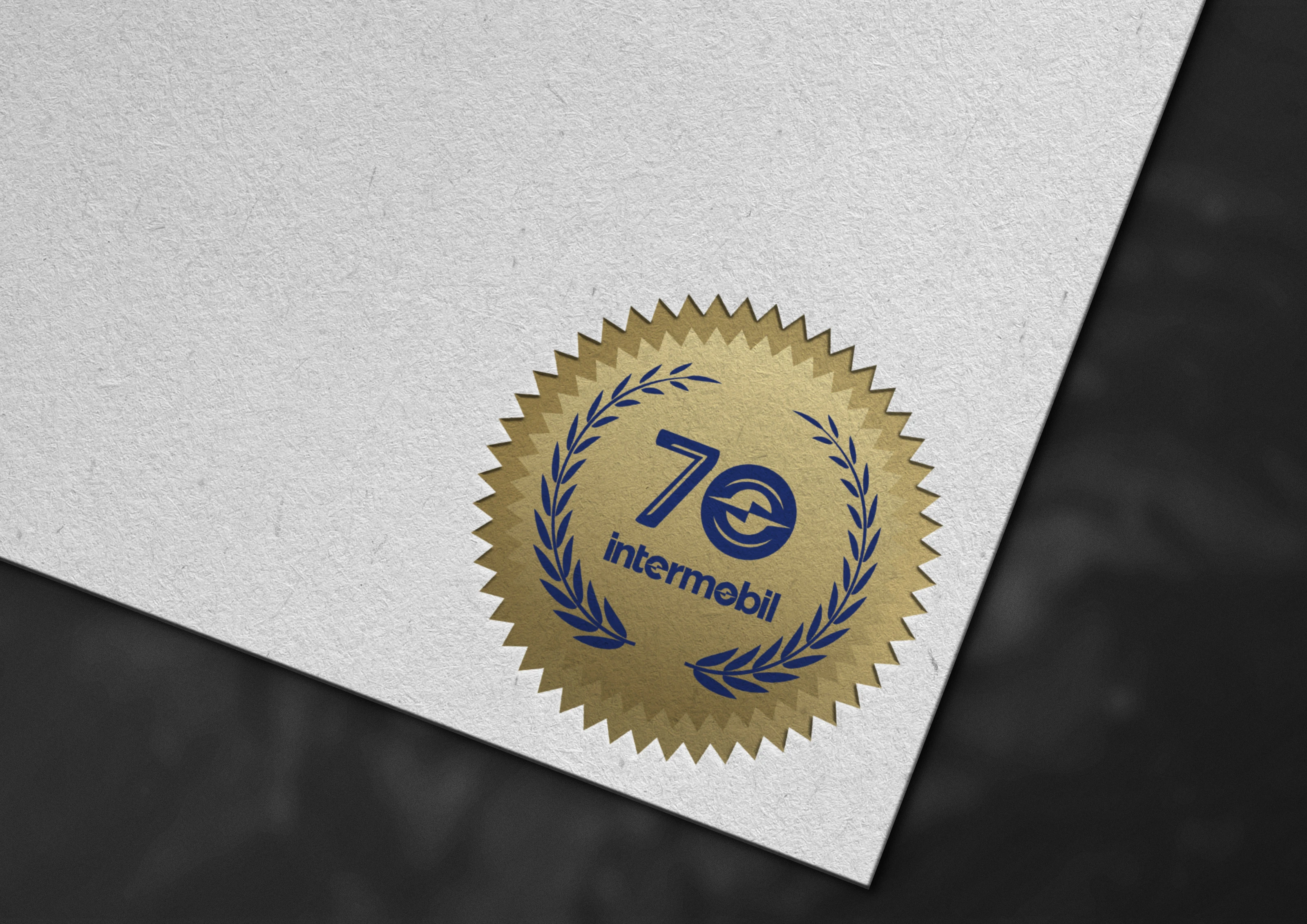 İntermobil 70.yıl logosu
